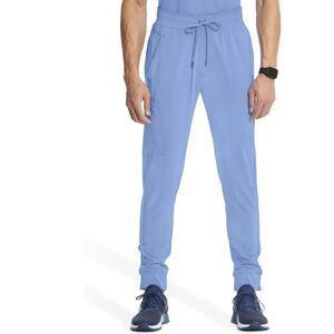 Infinity L Men’s Ceil Blue 5 Pocket Jogger Scrub Pants